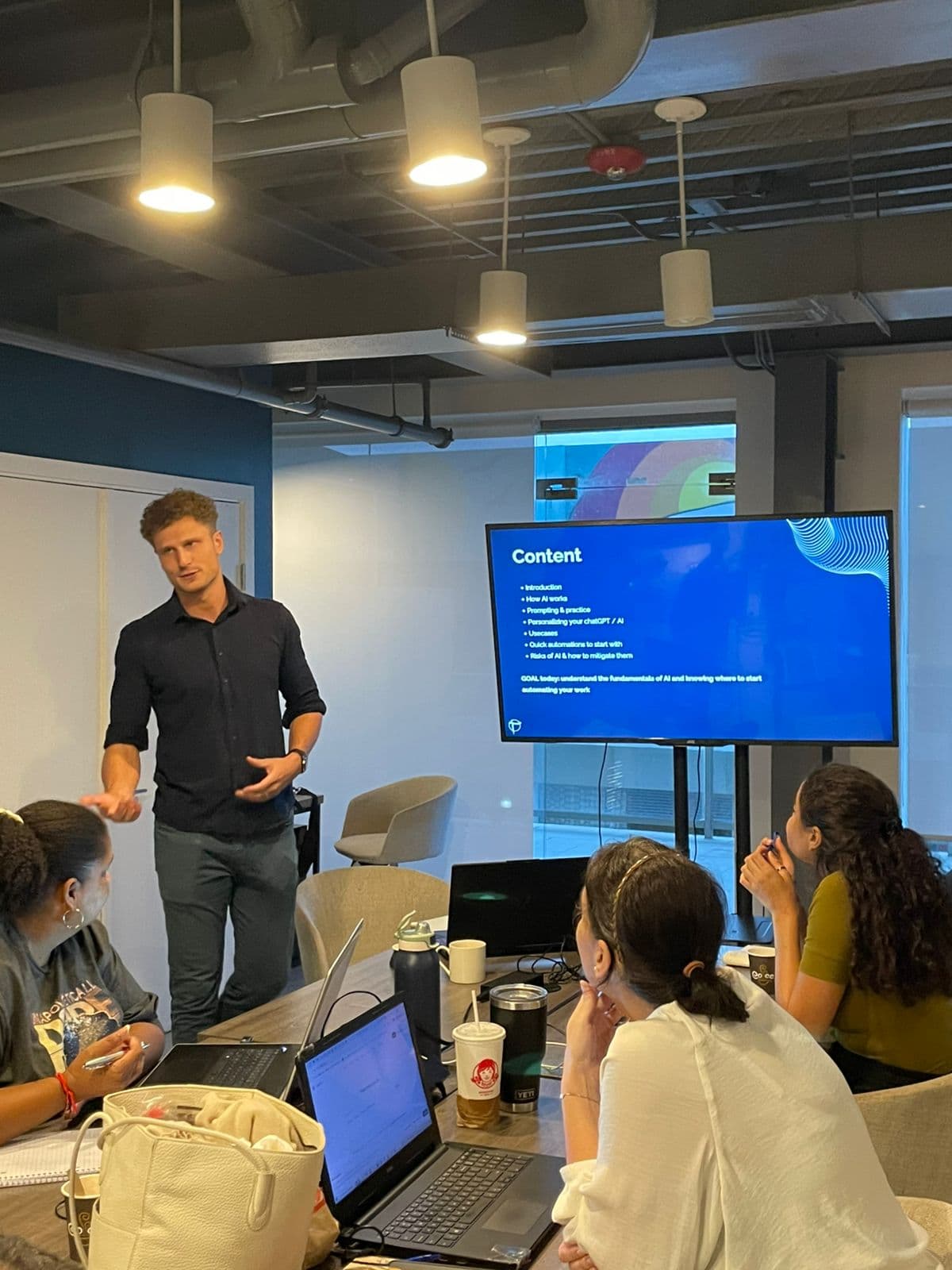 AI Workshop in session